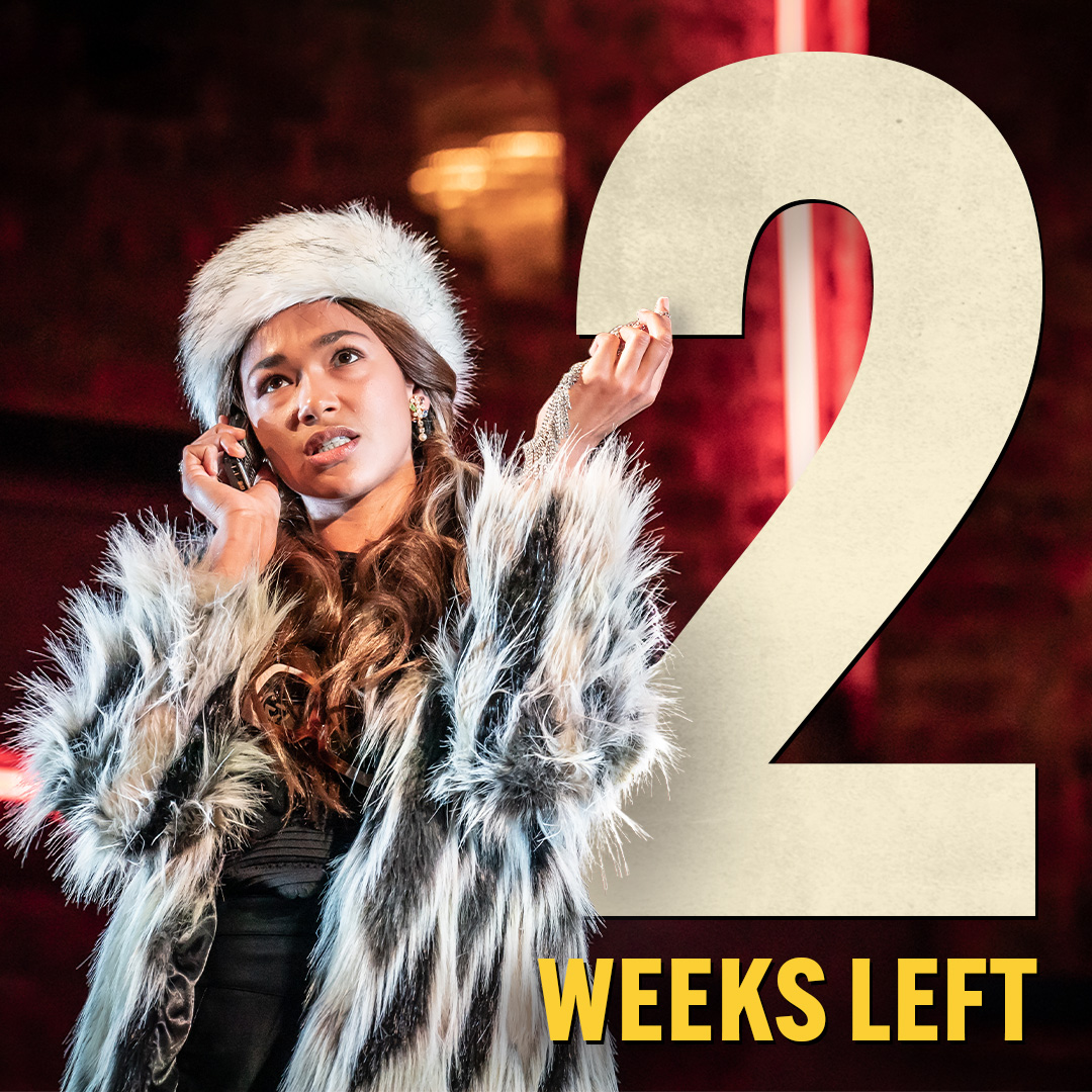 patriotstheplay's tweet photo. Only two weeks left of #PatriotsThePlay in London's West End. https://t.co/hVSsfx0IJS