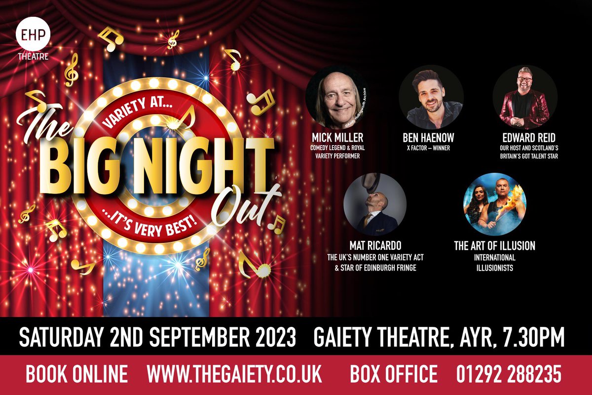BenHaenow's tweet image. pleasure to be back in Scotland in September at The Gaiety theatre for this one! Hope to see you there 🤘
