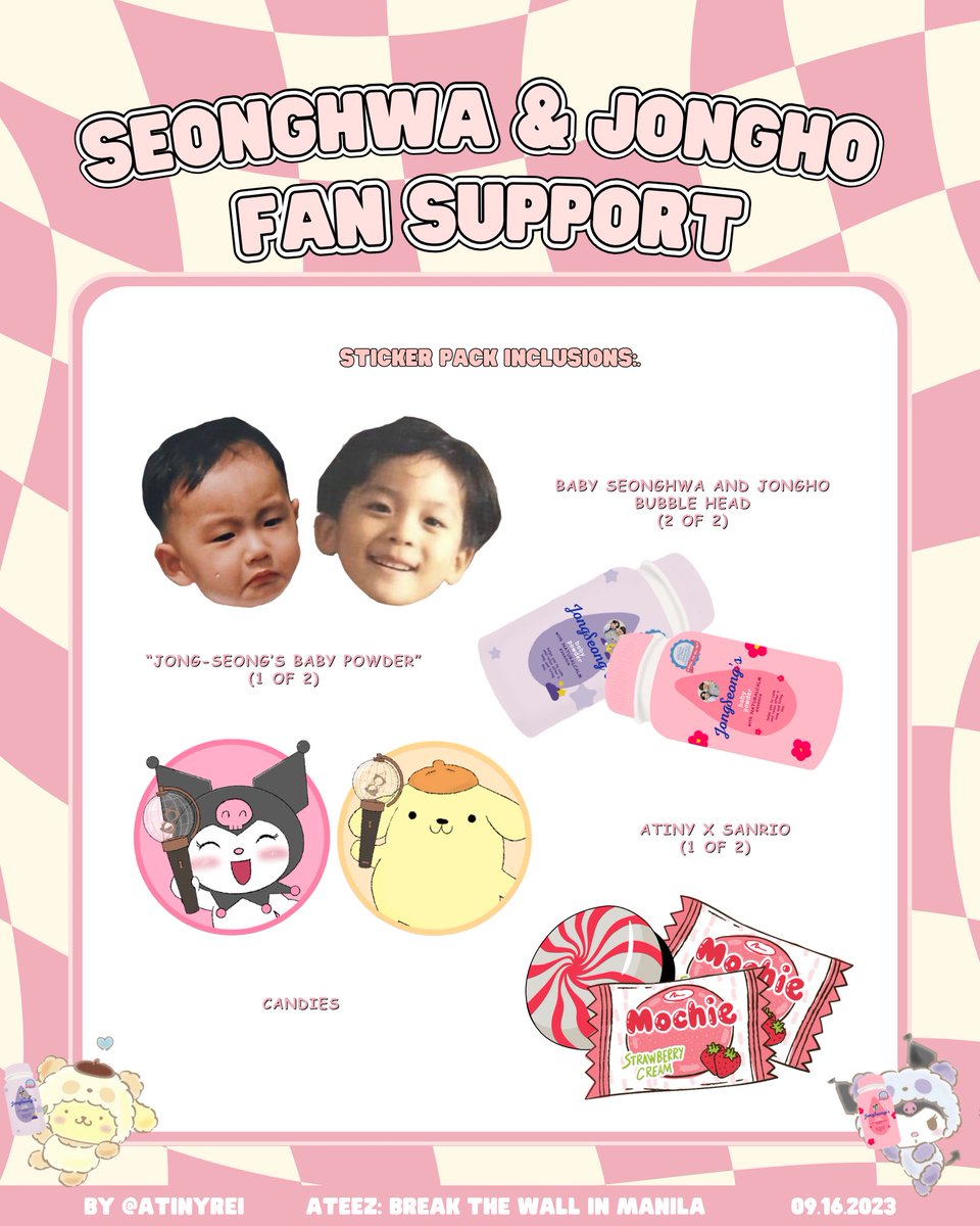 atinyrei's tweet photo. ₊ ⊹ the fellowship: break the wall in manila #SEONGHWA &amp; #JONGHO fan support by atinyrei ⊹₊

hi! i will be handing out freebies/sticker packs at the venue. see you on dday! ૮ • ﻌ - ა 

ⓘ open for trades
#TheFellowship #Break_The_Wall_MNL
#FilotinyFreebies  #에이티즈 #ATEEZ https://t.co/tbAsgJEdF5