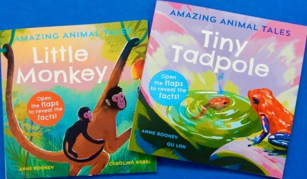 JillBennett18's tweet photo. Perfectly pitched for young children @annerooney’s #LittleMonkey illus. @qulan and #TinyTadpole illus. @CarolinaRabei @OxfordChildrens are reviewed now on #RedReadingHub blog https://t.co/HoOAlRPc7U https://t.co/y7HDF0590T