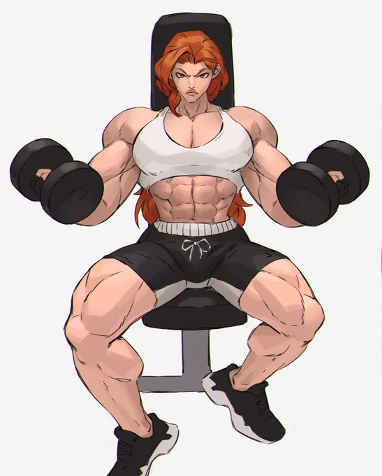 Piper #digitalart #art #buffgirl #strongwoman #musculargirl