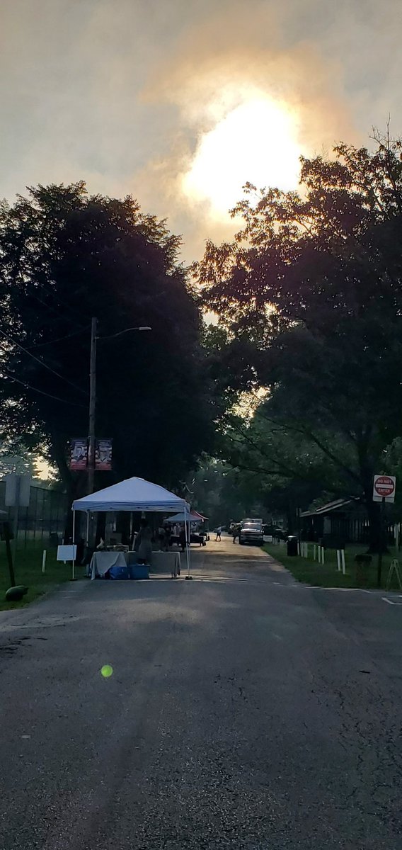 Community Day is being set up now. It's going to be an incredible day! Come on down!