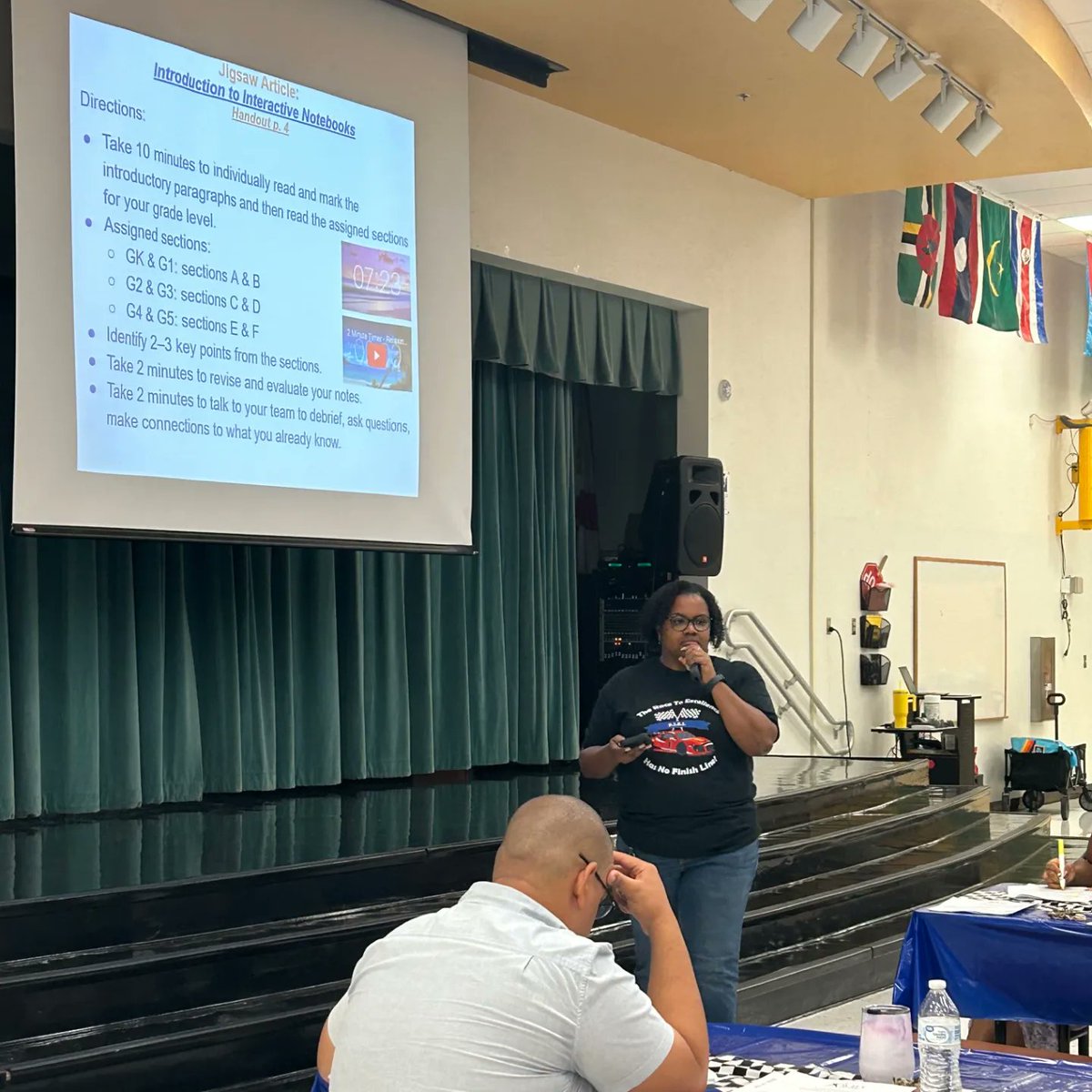 CMLiberia's tweet image. Teachers starting off strong by preparing to Race to Excellence using #focusednotetaking in #AVID #interactivenotebooks. We will catch the wave in PBCSD. #Commitment24
@PalmSprings0651 @marjie_rowe @stockmanAP