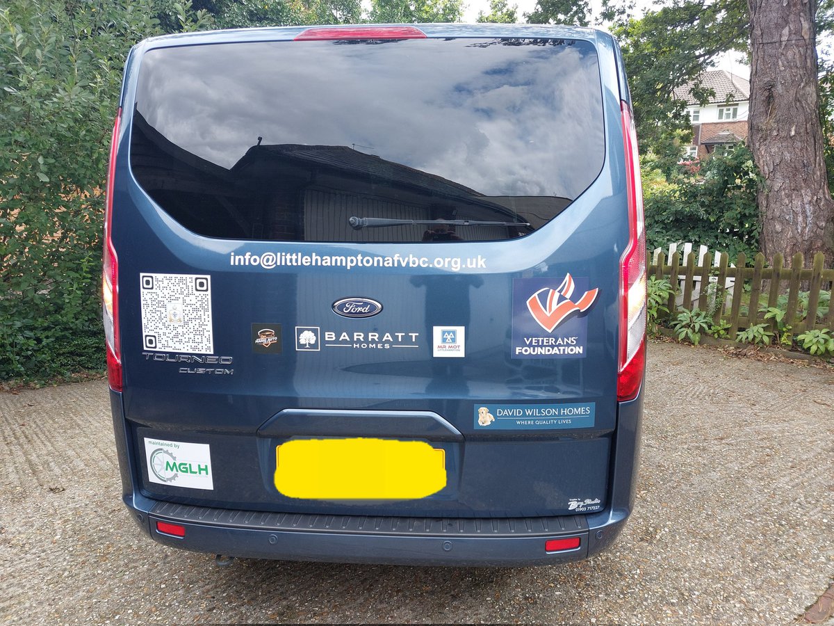 LAFVBCLiVeS's tweet photo. Finally we have the new club minibus that has been funded by @veteransfoundat signwritten. Thank you to all that have helped to make this happen. @SSAFA @Barrattplc @ASDICnetwork.This will make access to our group easier for those with limited access to transport. https://t.co/Chs8xOpSYY