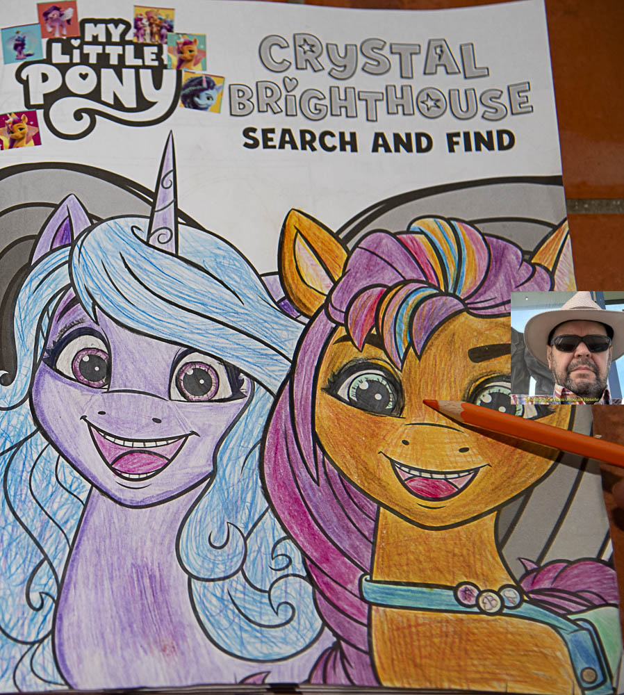 RosehrMarketing's tweet photo. Two little Ponies with some extra details - the artist 9 years old Maliyah I’m so proud of my 9-year-old artist who drew these two adorable ponies with some extra details. They have cute expressions, colorful manes, and sparkly accessories. One of them even has a rainbow horn and wings. Can you guess their names? #PonyArt #KidsTalent #ProudMom The artist Maliyah - photographer Hans-Joachim Rosehr