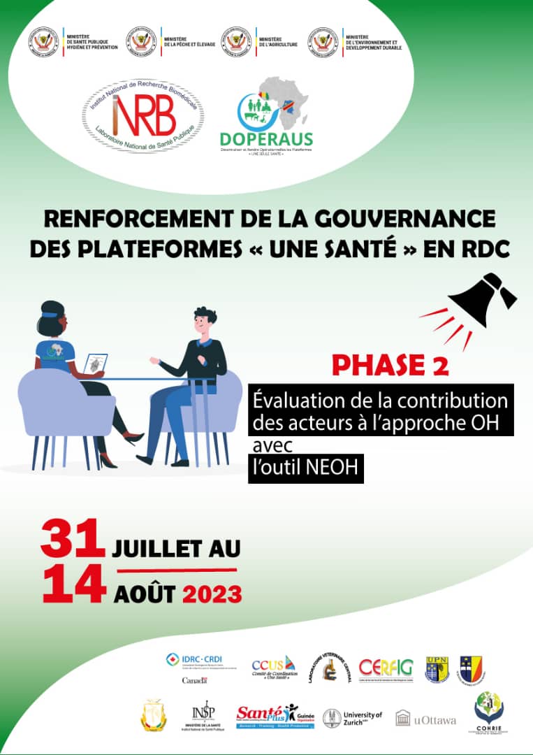 CIGERSOfficiel's tweet photo. #doperaus : composante 1
Après les communes de Bandalúngwa et Kalamu, place à celles de Kimbanséke et Masina pour la poursuite des évaluations sur la contribution des acteurs (du niveau périphérique) à l'approche Une Santé en RDC avec l'outil NEOH. https://t.co/GB9dTGmoJt