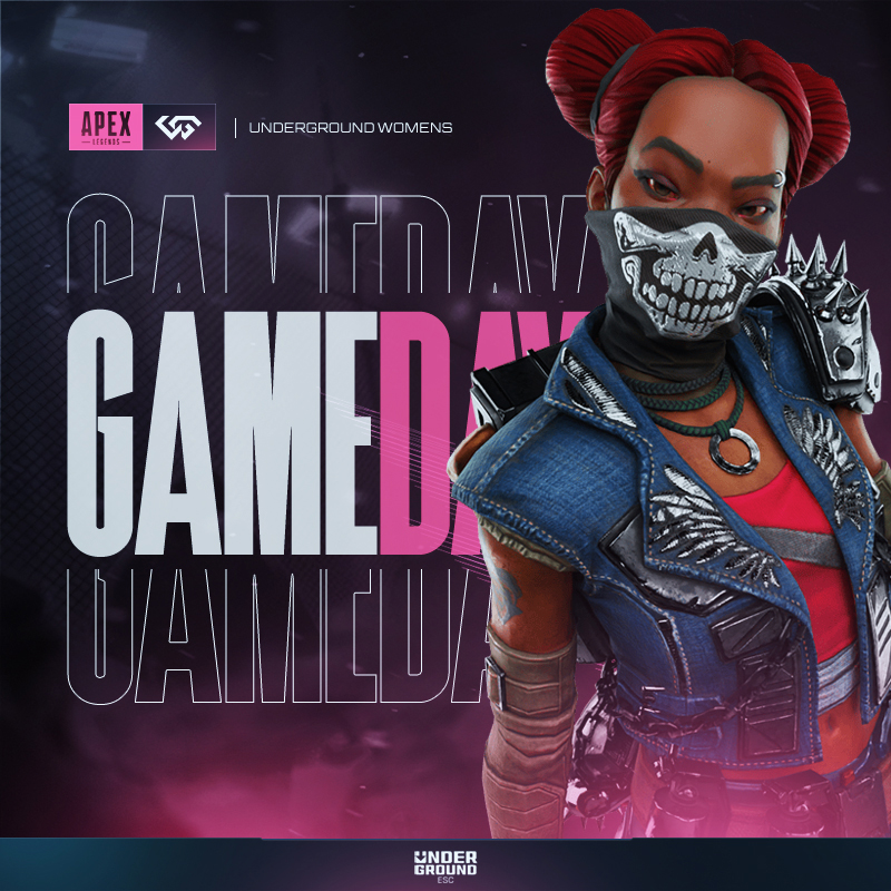 UG_ESC's tweet photo. [#UGAPEX]

Undergrounds Women's Team has been selected for Group D in the @VeryApex Summer Party 2023.

Get behind them as they start Pre Qualifiers tonight at 8 AEST.

#STFU | @PlayApex | #D4D https://t.co/7ByjW6T8LV