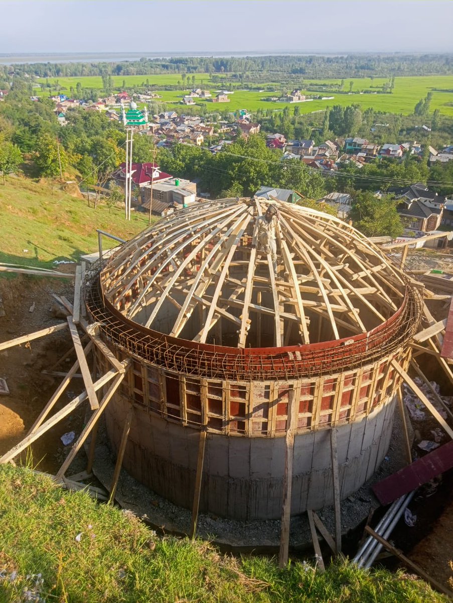 #JJM Construction of SR for WSS Baba Shakurdin at Sopore.