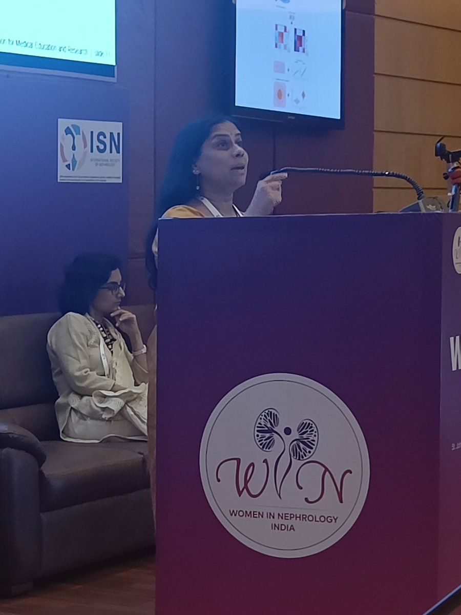 Prof Priya Alexander brings to us the concept and technique of mass cytometry.#winicon2023. Feel good to be part of her remarkable journey.@divyaa24 @iamnephrologist @sundar_s1955