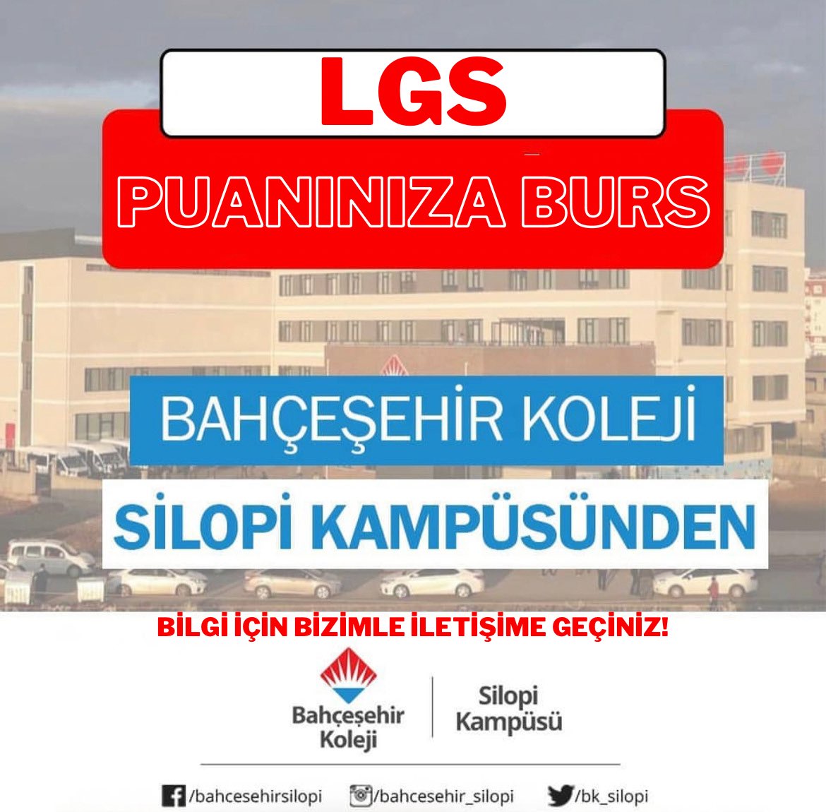 bk_silopi's tweet photo. LGS Puanınıza Burs bizden 
9.Sınıf Avantajlı Kayıt !
@MahmutAybi https://t.co/RLDzqbghu5