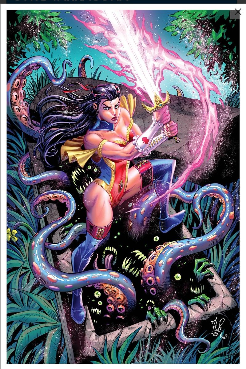 JordiTarragona6's tweet photo. Cover Grimm Fairy Tales#76. Art;@JordiTarragona6 color : @neiruffino . Editor: @DaveAFranchini @Zenescope #zenoscope #grimm https://t.co/6VY1DZj4vB