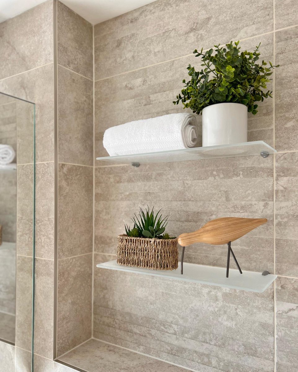 TheTapEndDesign's tweet image. Are you team #shelves or #alcoves in a bathroom? 

#BathroomStyling