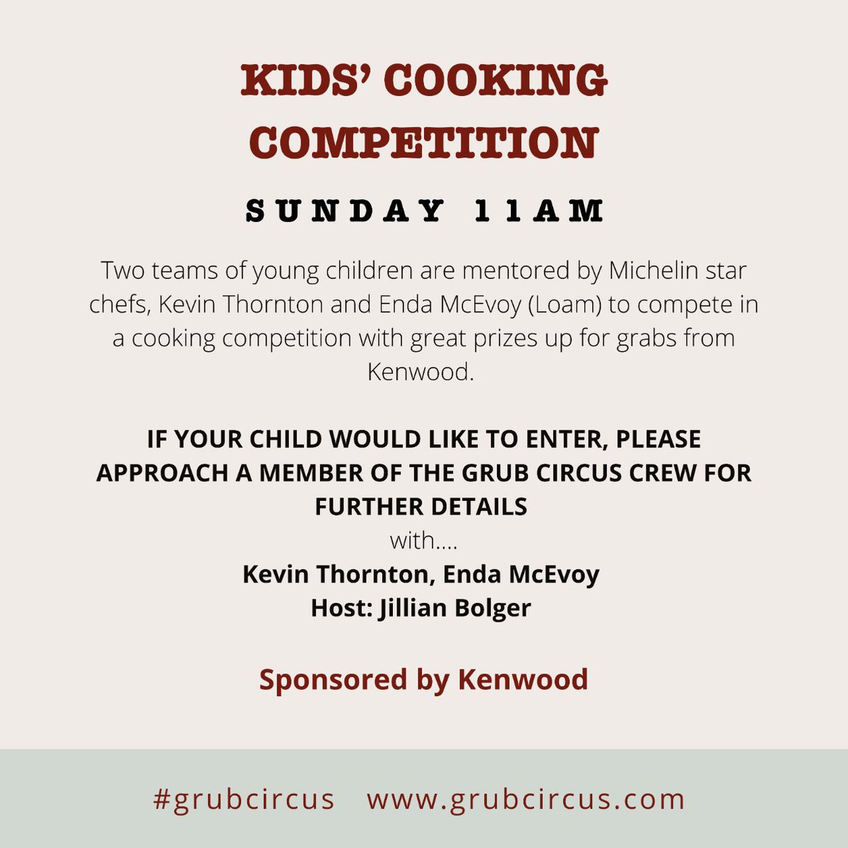 grubcircus's tweet photo. See full schedule in bio or at https://t.co/of91t8Wdgh 

#GrubCircus #foodfest @ATN23 #AllTogetherNow

@kevinthornton5 @endamcevoy @GalwayLoam @JillianBolger https://t.co/nJ8MQFvJjg