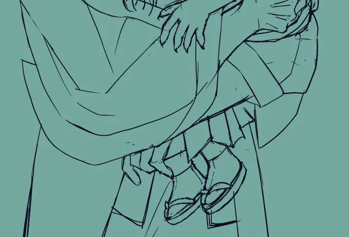 暑いので開き直って描きたいものだけ描いている(いつもそうだけど)