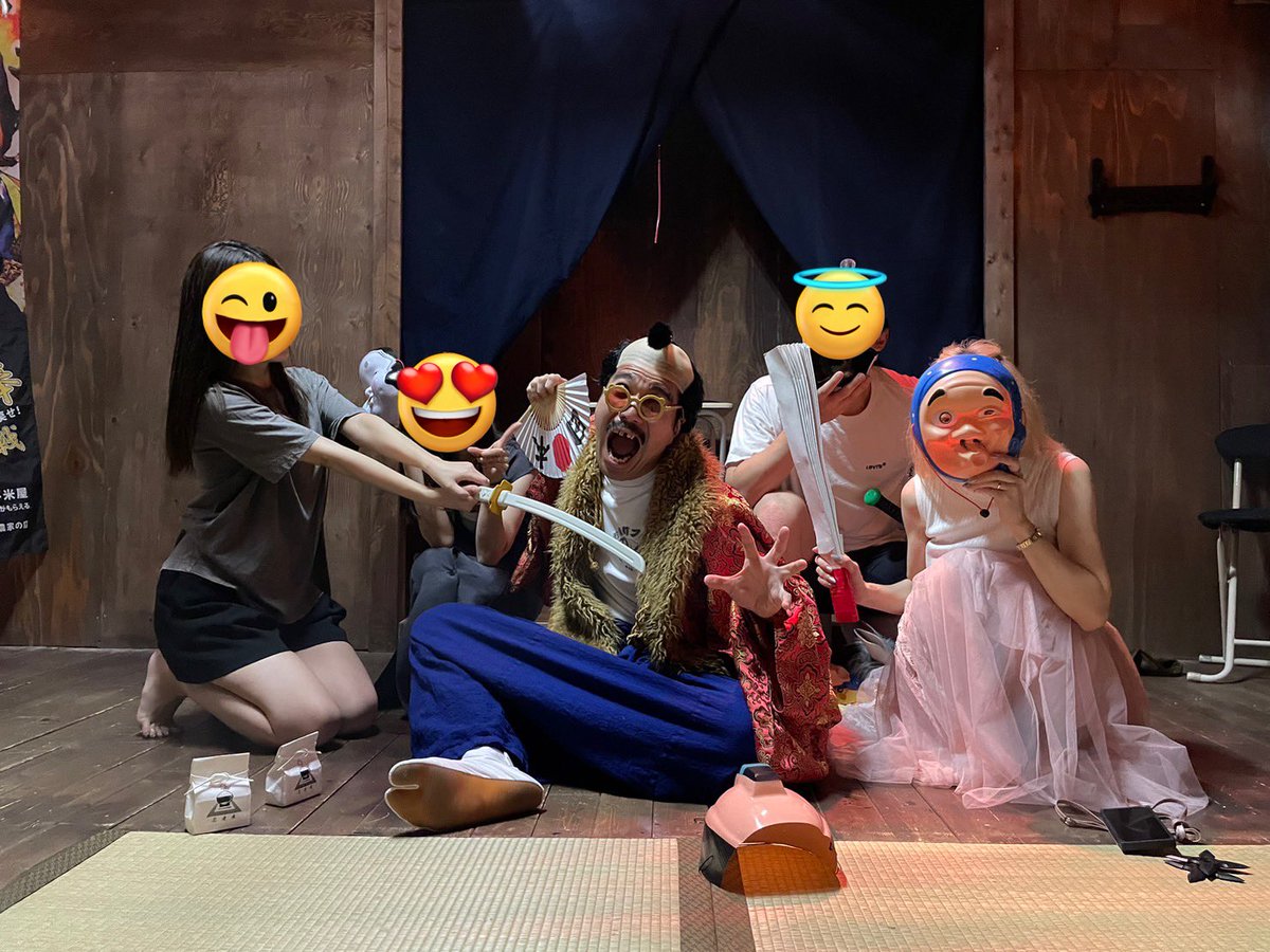 komedoro's tweet photo. 今日の米泥棒DX‼️
本日もたくさんの泥棒たちが、
悪大官のおいしいお米を泥棒しておるぞ🌾

本日、当日券の予約は19時まで受付中🎉
09040210627まで☎️ https://t.co/1ziXHqB5JK