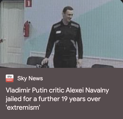 mpwalsh's tweet image. President Putin. You should release your opposition leader, Alexei Navalny from jail! Show the World that you are NOT a Dictator. Have a fair Election, and let the People of Russia decide who they want to have as their next President?  PLEASE SHARE THIS!