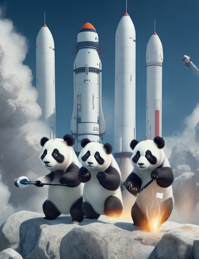 KungfuPandaETH's tweet photo. 🌠🚀 Get ready to witness Panda's ascent into the cosmos and become a part of this extraordinary journey! Follow us on social media, and let's soar together to the stars! 🌌🐼
#PandaRockets #SpaceExplorers #ToTheStarsAndBeyond #PandaPioneers #UniteTheCosmos #AstronomyAdventures #SpaceLaunch #RocketRevolution