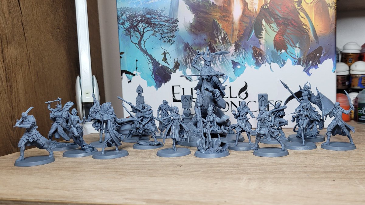 #hobbystreakday61: Today I built Eldfall Chronicles' minis. (These are probably the most gorgeous resin models I've ever dealt with.)

@eldfall #EldfallChronicles #paintingminiatures #hobbystreak #wepaintminis #tabletopgaming #boardgamegeek #boardgames