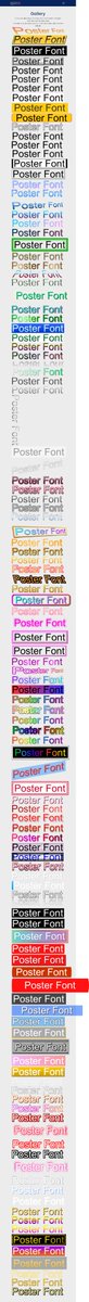 Japplis's tweet image. I've created a gallery page of included templates in Poster Font: japplis.com/poster-font/ga…
#java #java2d #title #font #gallery #banner