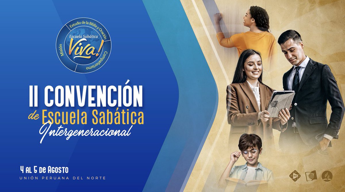 OmarBullon's tweet photo. ✅ Iniciamos la “II Convención de Escuela Sabática Intergeneracional” con una transmisión de especial para todas las Unidades de Acción  @AdventistasAPCE #RID #EnfasisMisioneros https://t.co/tclacahQVe