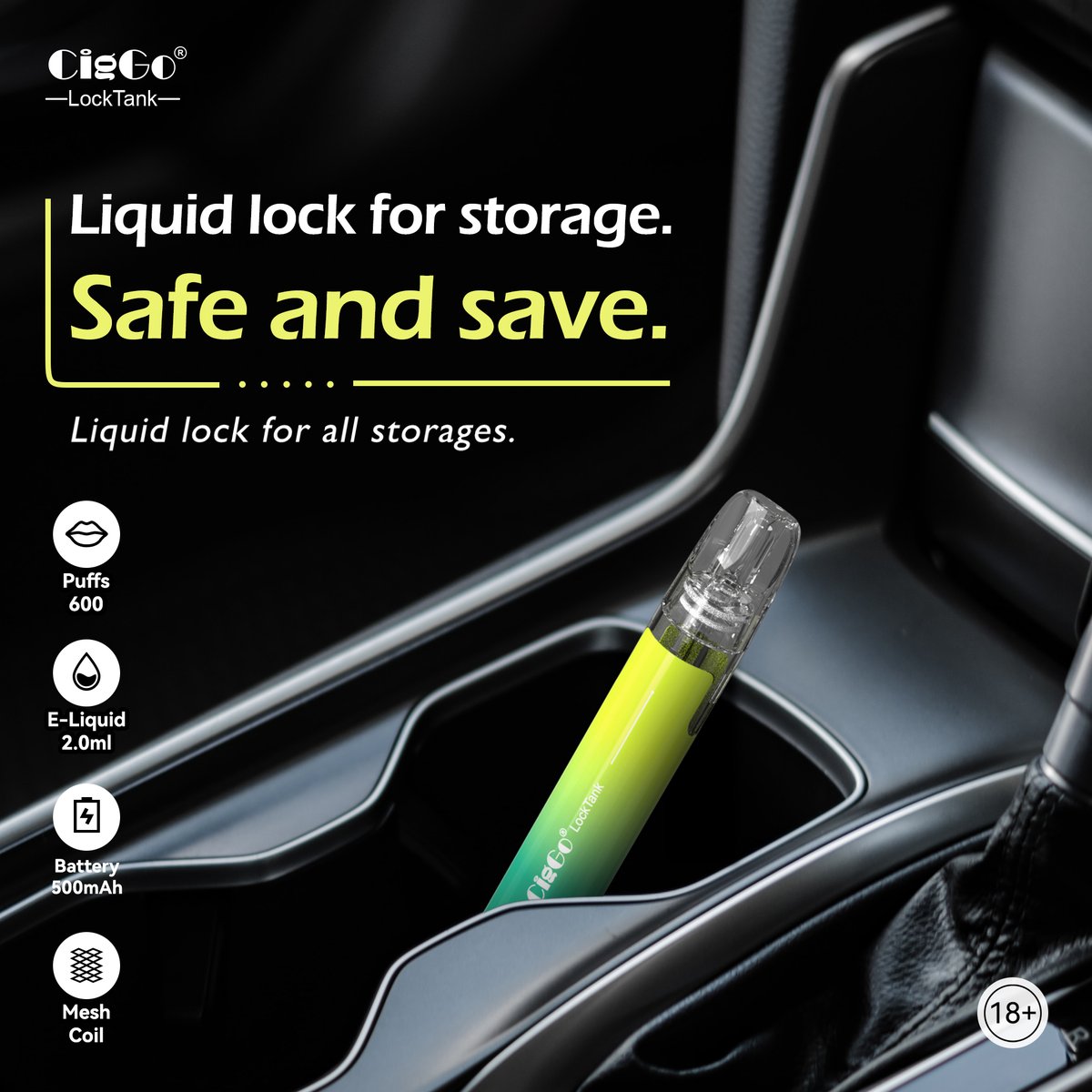 SEE IT, VAPE IT. Flavor Concentrated in Lock!

How is your plan for weekend after several days of intensive work? Take with CigGo LockTank for a relaxing self driving tour!

#vape #vaporizer #600puffs #elfbar #vapeuk #vapeusa #vapede #vapepl #vapefr #vapees #vapewholese #vapecz