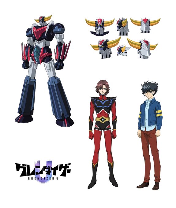 Manga Mogura RE on X: Grendizer U 2024 anime Key Visual Studio