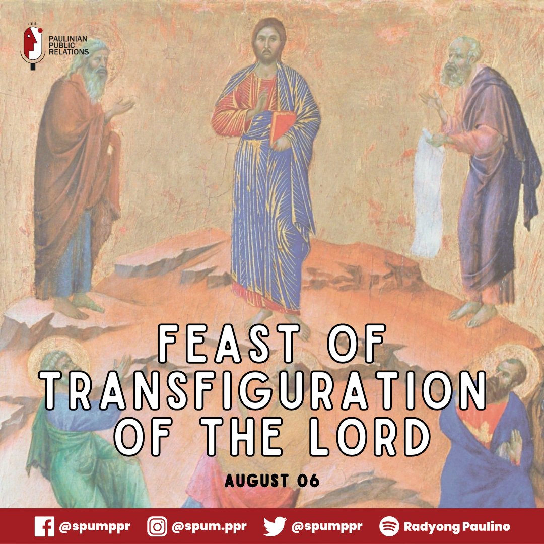 spumppr's tweet photo. The Feast of Transfiguration of the Lord symbolizes the glory of Jesus Christ and the promise he made to be our savior. ✝

Today, we come together to honor this miracle and to remember it as one of the pinnacles of Jesus' human life. 🤍

#PPRinTheNewNormal https://t.co/PxBVbPHQoA