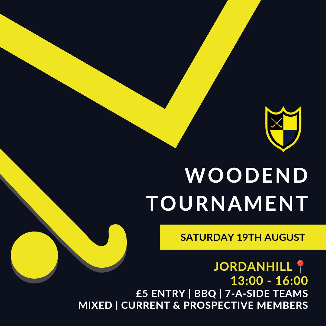 The annual Woodend Tournament is returning! Open to all current &amp; prospective members. Come along and say hello.