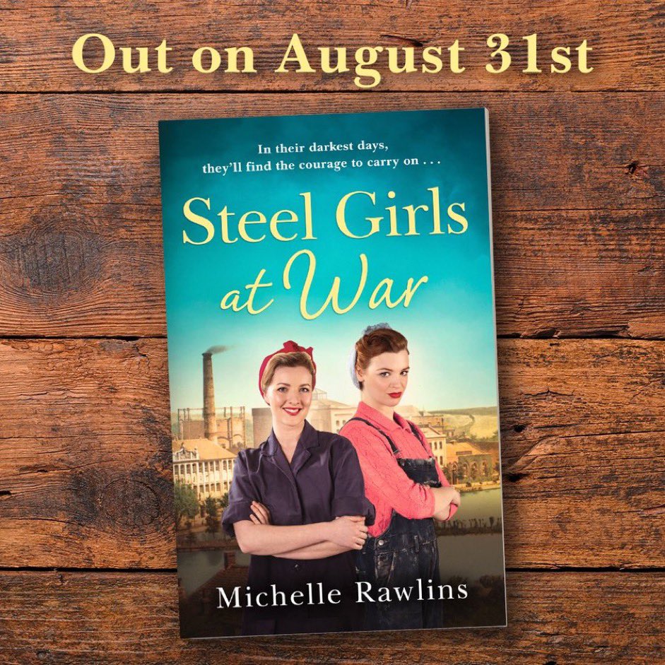 Mrawlins1974's tweet photo. Less than 4 weeks until my next book in the #SteelGirls series hits the shelves.
#SteelGirlsAtWar telling the story of how my feisty women &amp; their husbands coped with #Dunkirk is out on August 31.
If you fancy pre-ordering here’s the link 👉🏼 https://t.co/yPtffHBJcE

@HQstories https://t.co/n3XPcLJIZc