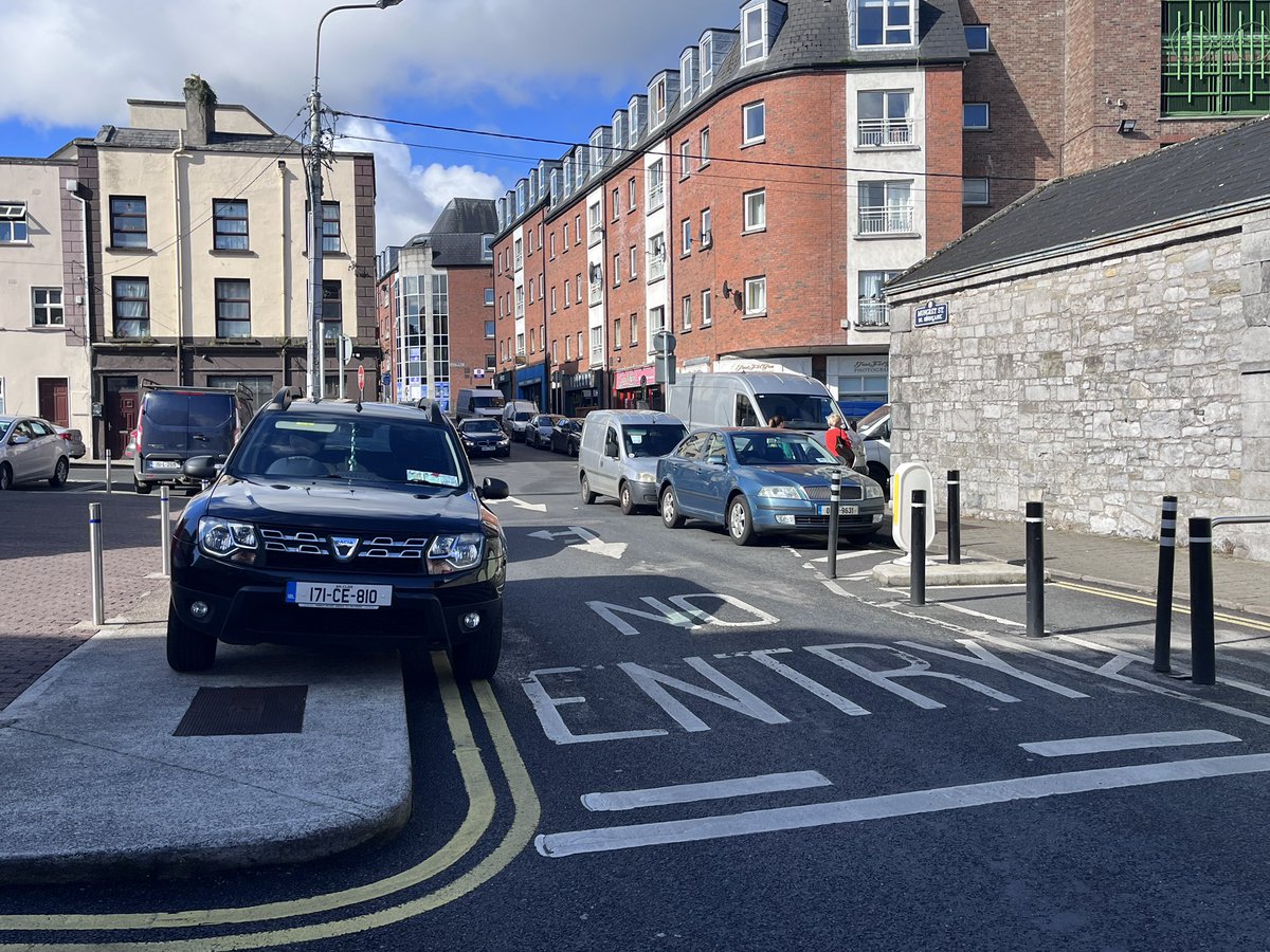 How long more is this going to be allowed?  

Would the emergency services fit past?

Is this the visitor attraction we want guests to our city to see?

<a href="/TheMilkMarket/">Limerick Milk Market</a> <a href="/LimerickCouncil/">Limerick Council - Comhairle Luimnigh</a>