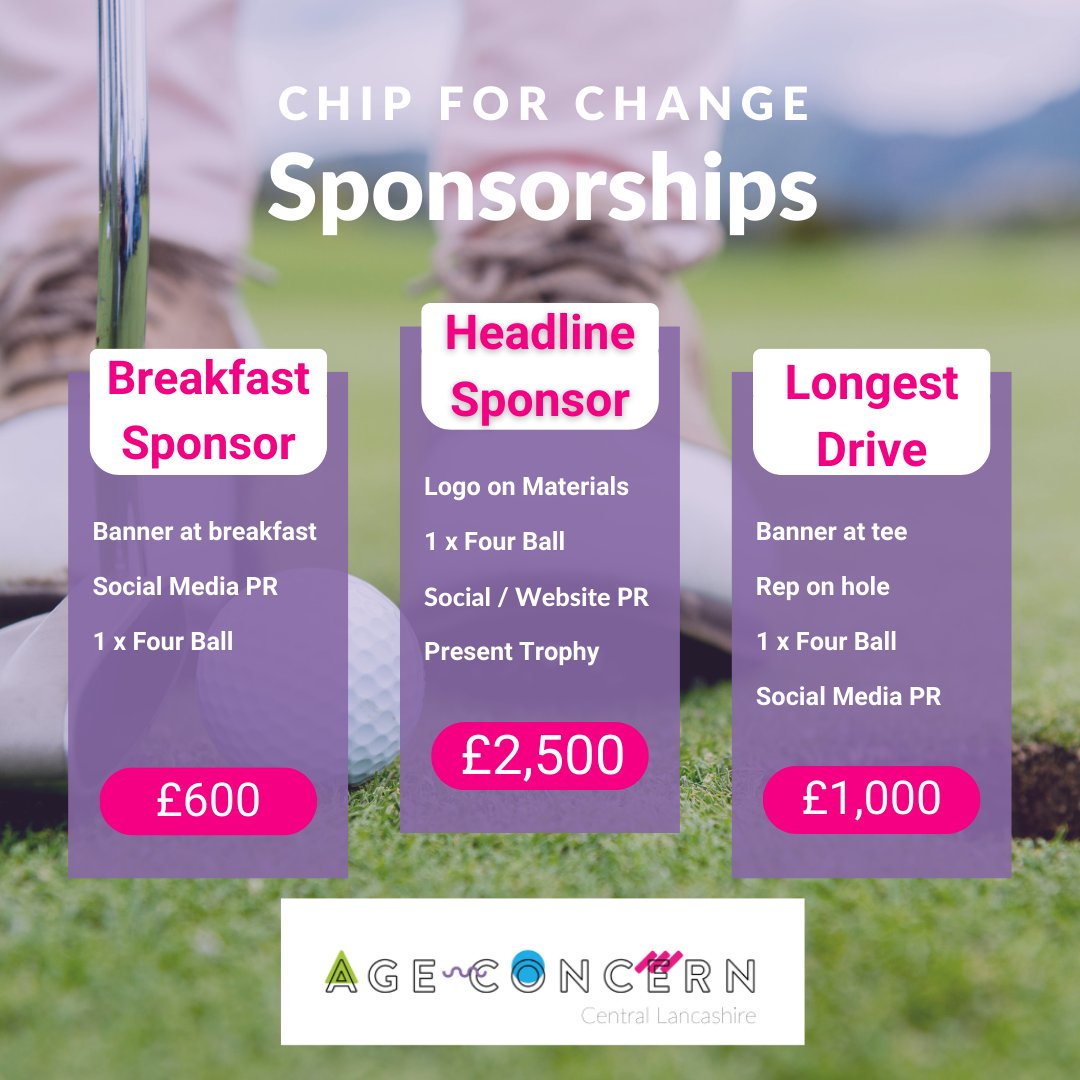 We have a limited number of sponsorship opportunities available for our upcoming charity Golf Day. These sponsorship packages offer your business maximum exposure while supporting a worthy cause. 

Get in touch to find out more.