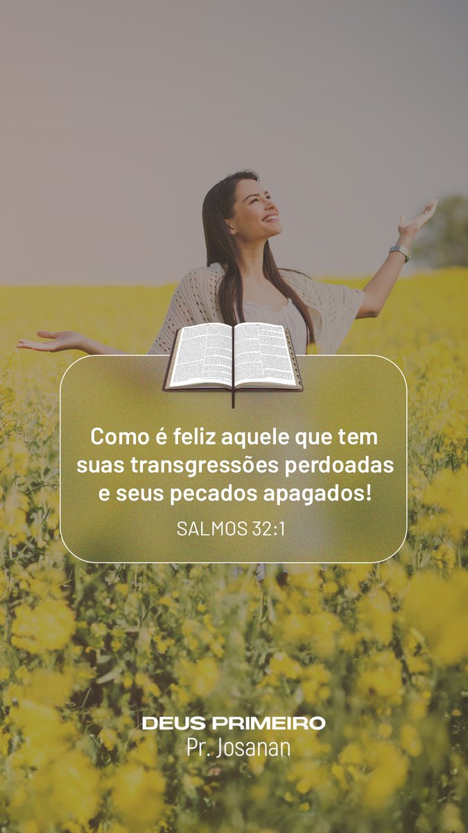 Cristo nos oferece o perdão a todo aquele que verdadeiramente olha para a cruz e tem o coração quebrantado pelo arrependimento. 

Se você já se arrependeu, seja feliz em Cristo! Não viva consumido pela culpa que o pecado pode trazer à sua vida. 

Feliz sábado! 🙏