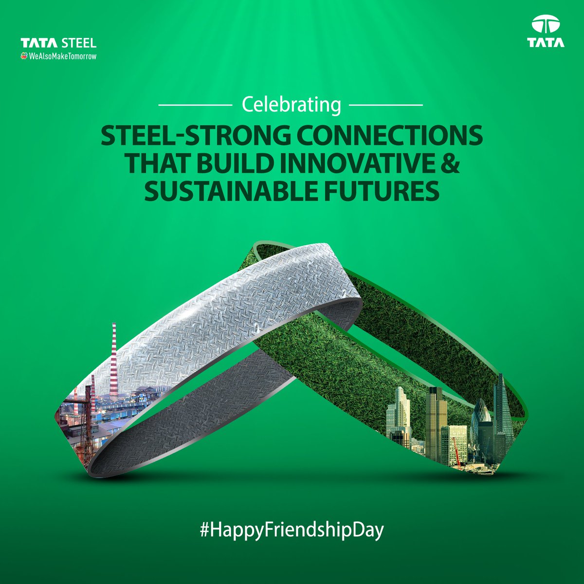 TataSteelLtd's tweet photo. Happy Friendship Day to all our steel-strong connections that stand the test of time. Together, we are proud to build a strong and resilient future!
#TataSteel #WeAlsoMakeTomorrow #TomorrowIsInnovative #TomorrowIsGreen #FriendshipDay https://t.co/T8smo9c9dY