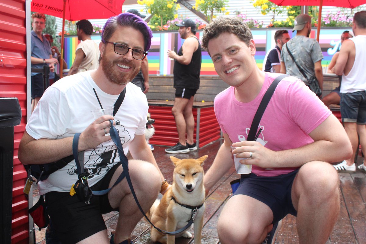 sidetrackbar's tweet photo. TODAY is Dog Day at Sidetrack! Bring the pups to play the first Saturday of every month from 1-5pm. 🌈🐶 Saturday, August 5 https://t.co/W6Atkcqmxg