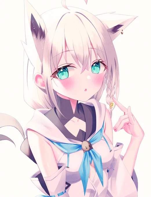 こんこん  #絵フブキ