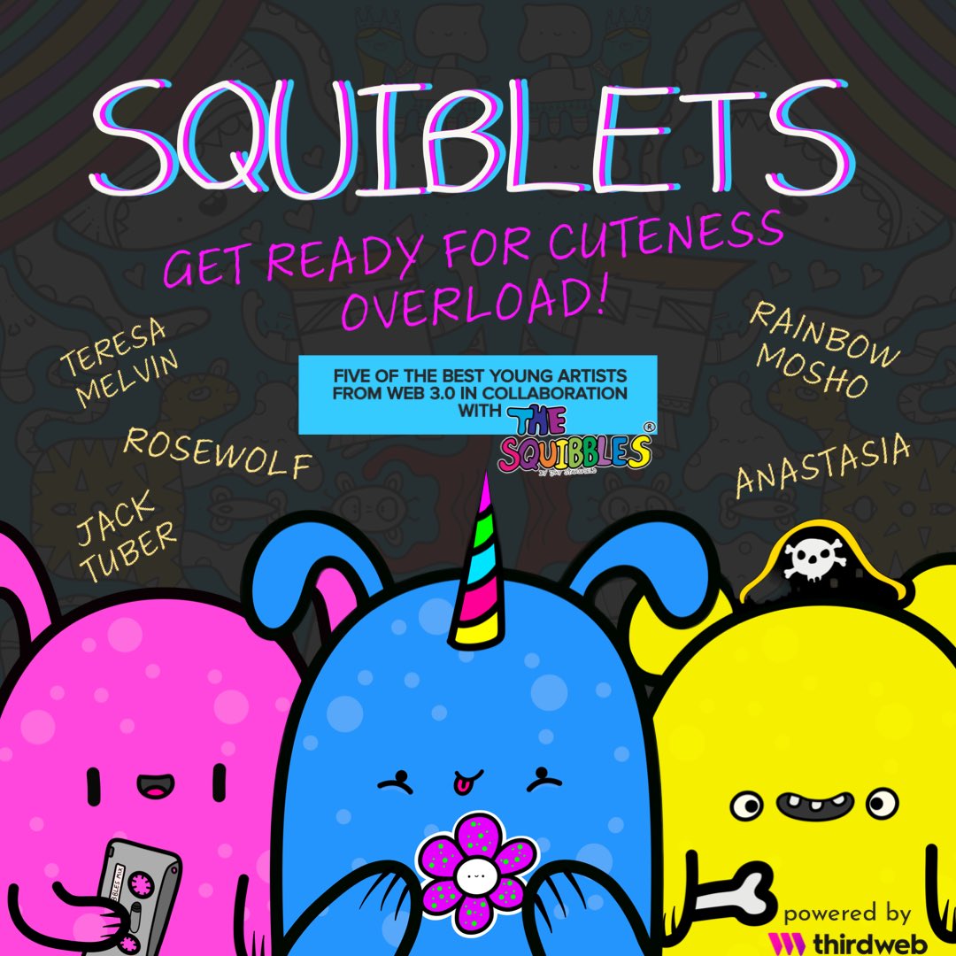 🌈 ANNOUNCEMENT!

Today starts the journey for a very exciting Web 3.0 generative art project, with some fabulous young artists from across the world!

In collaboration with <a href="/TeresaMelvinart/">Teresa Melvin</a> | <a href="/Jack__tuber/">Jacktuber</a> | <a href="/AnastasiaNFTart/">Anastasia NFTart 💎</a> | <a href="/Rosewolf_artist/">Rosewolf -Speaker @ NFT-London & NFT-Tallinn</a> | <a href="/RainbowMosho/">Rainbow Mosho NFTNYC | MoonMars | United Nations</a> 

Tag tag tag!