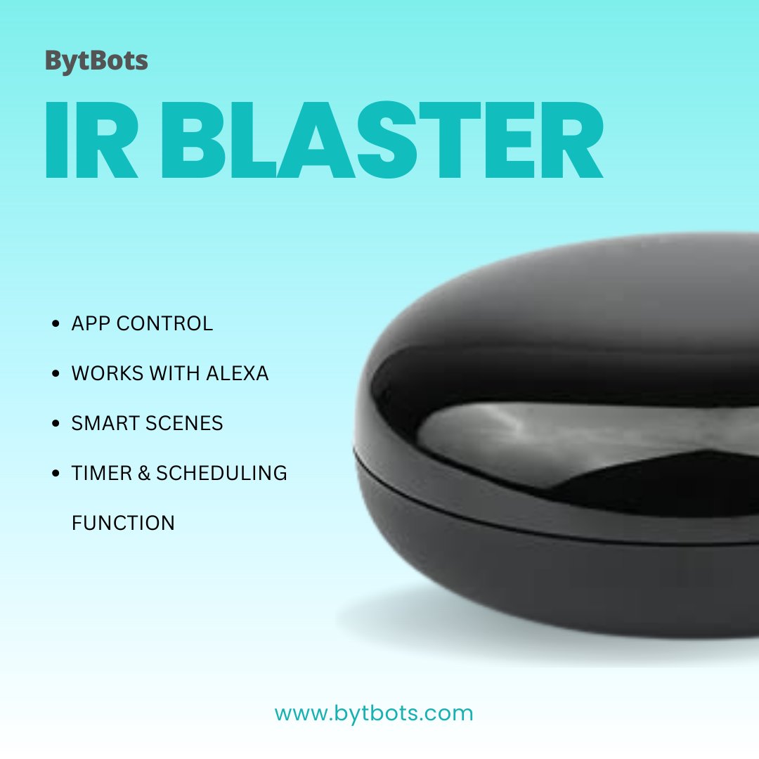 Control it all! 📱💥 With our IR Blaster, say goodbye to remote clutter! 🚀📺 Turn on the TV 📺, set-top box 📡, AC ❄️, and more effortlessly! 💪
.
Do follow @bytbots for more
.
#irblaster #xportpro #controlart #domotica #central #automacaoresidencial #blaster #port #hometheater