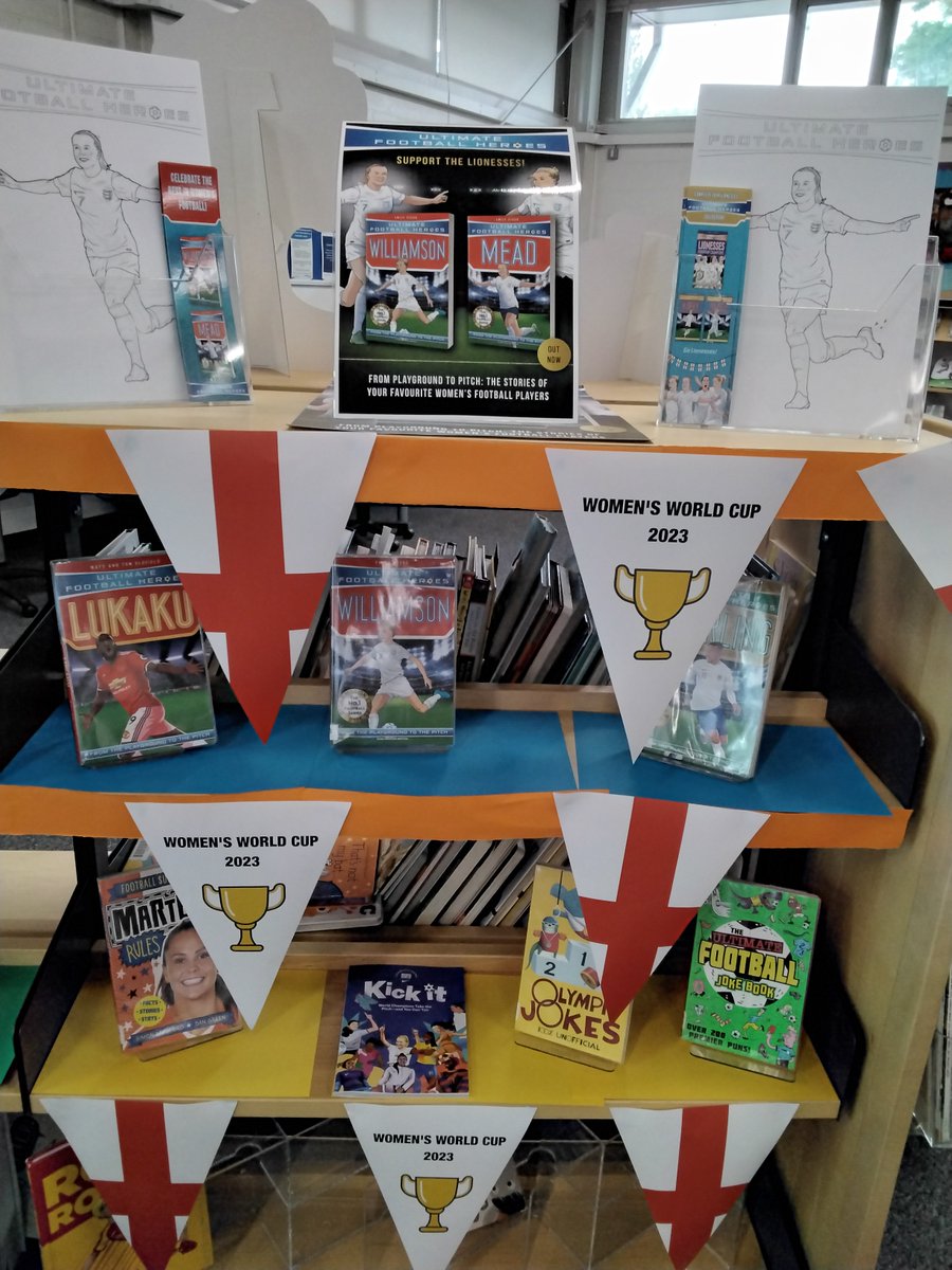WFlibraries's tweet image. Come and join us at #HemsworthLibrary and view our selection of books themed around the Women&apos;s World Cup! ⚽@studiopress @readingagency
