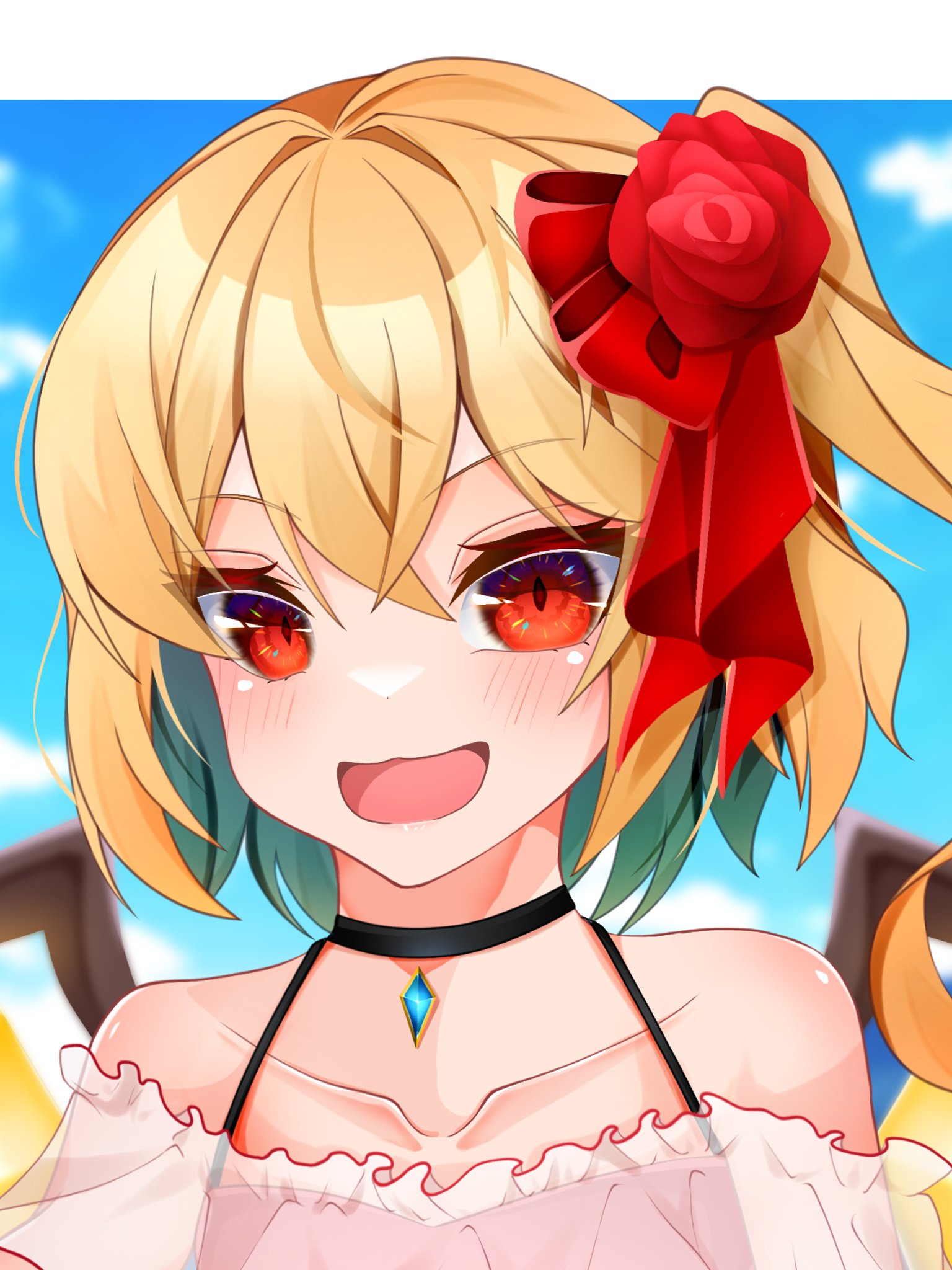 東方プロジェクト　フランドール　水着　美少女　クリアファイル　VY6 東方プロジェクト フランドール 水着 美少女 クリアファイル VY6