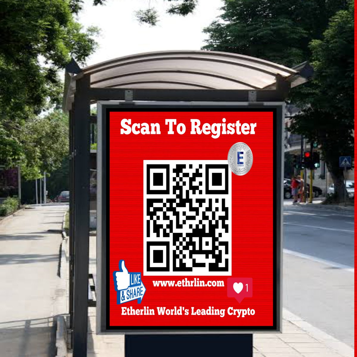 ETHERLIN2022's tweet photo. Scan to Register on Etherlin website
Buy Etherlin - ETL and hold don't miss it 
Big suprise on the way , way to heaven

#feypsv #etherlin #etl #kryptrx #crypyo #D_DAY_THE_FINAL #Ads #Bitcoin https://t.co/iK5syM84E6