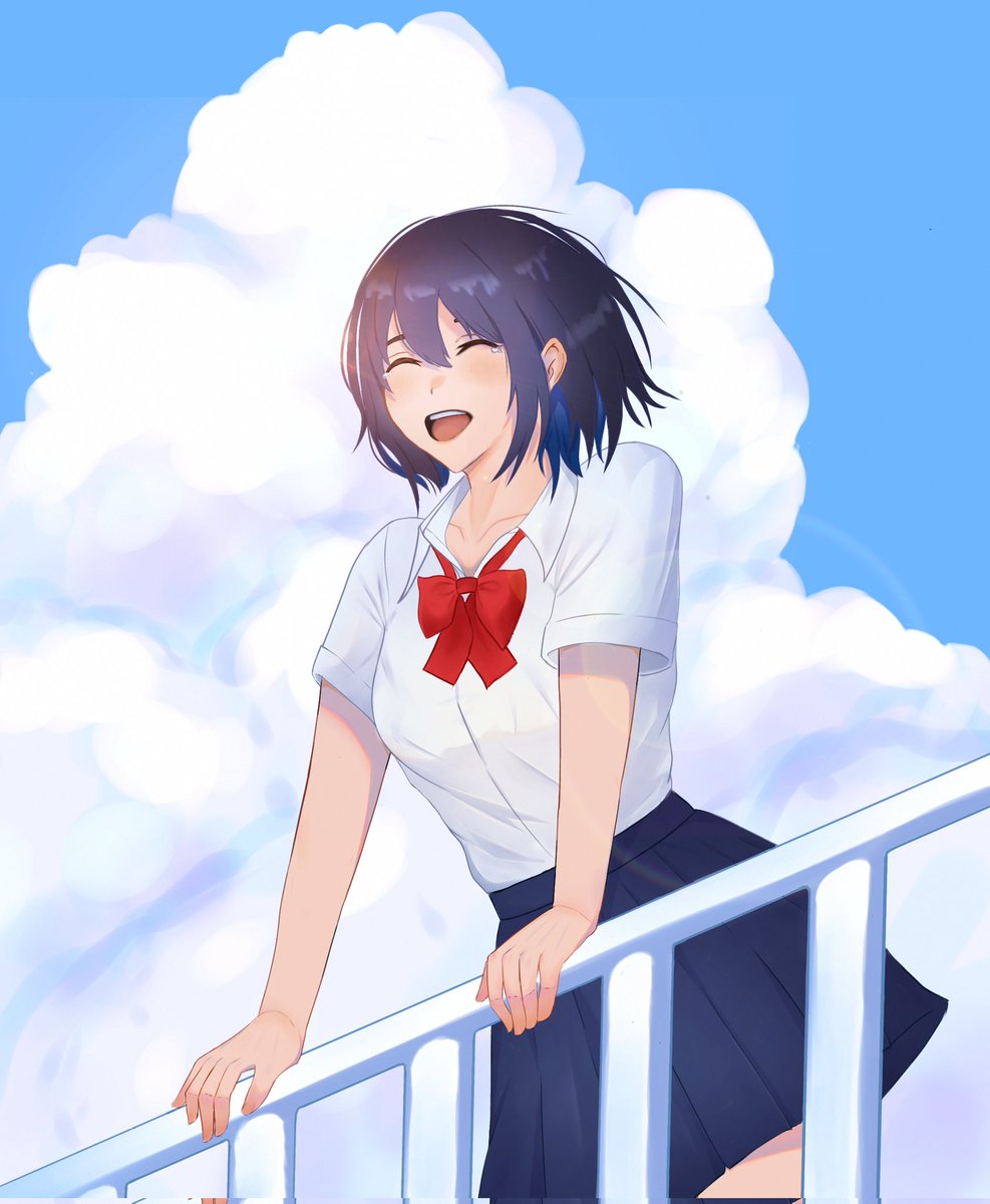 🤍💙

#イラスト #illustration #digitalart #AnimeArt