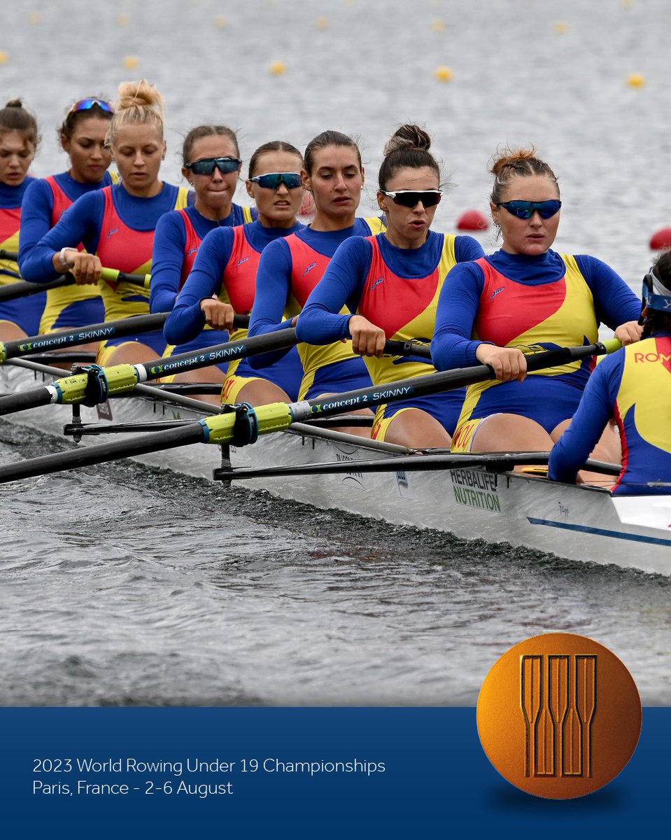 World Rowing (@worldrowing) on Twitter photo 🚩 A-FINAL: Under 19 Women’s Eight (JW8+) 
🥇 Ailish Harkin (b), Aggie Burt, Alice Colclough, Tess Peake, Helena Purves, Niamh Comerford, Emily Myers, Isadora Kennedy (s), Sophie Wrightson (c), Great Britain 
🥈 Nike Versace (b), Melina Lindenmuth, Leonie Goller, Leni Koetitz, 🚩 A-FINAL: Under 19 Women’s Eight (JW8+) 
🥇 Ailish Harkin (b), Aggie Burt, Alice Colclough, Tess Peake, Helena Purves, Niamh Comerford, Emily Myers, Isadora Kennedy (s), Sophie Wrightson (c), Great Britain 
🥈 Nike Versace (b), Melina Lindenmuth, Leonie Goller, Leni Koetitz,
