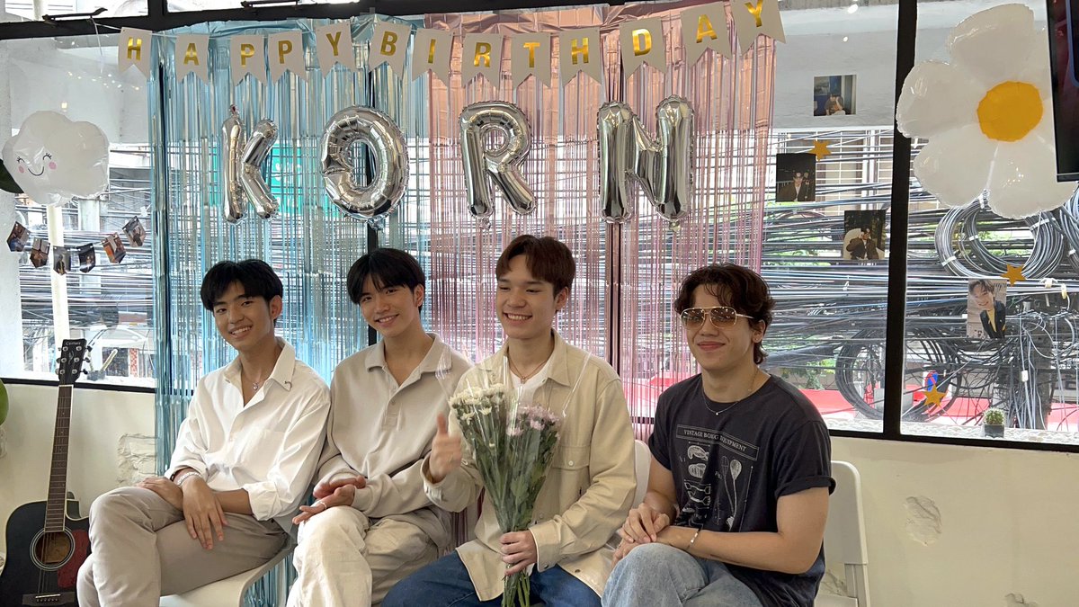 OHMYKORNTH's tweet photo. #17ปีสุขีอัตตานังรักกรจังซารังเฮ 🧸💖 

ขอบคุณชาว Guests สุดน่ารัก @keenkeno_sp @nutanonts_ @promkcy ที่มาร่วมเป็นส่วนหนึ่งในงานวันนี้ ขอบคุณที่รักน้องกรนะคะ ขอบคุณที่แวะมามากๆเลยค่ะ 🫶🏻

#ชาวนกอีก๋อย #kkkk_korn https://t.co/0EcBWKrkkj