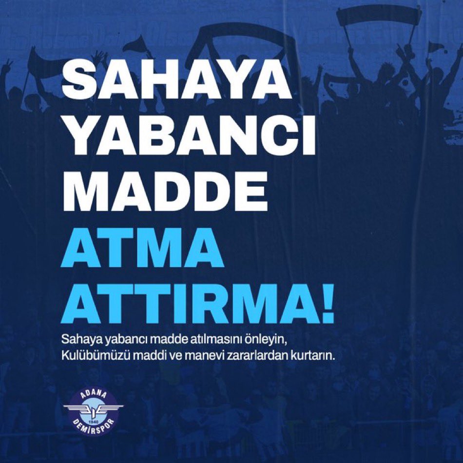 umutduskun's tweet photo. Maçın gergin anlarında tribünlerin her bölümünden yabancı madde atılması herkes gibi bizimde canımızı sıkmaktadır.Bu konuda hiç bir kardeşimizi hedef göstermeden ilk maçla beraber genel bir önlem alacağız.Cluj maçı bu konuda son kötü örnek olsun.
YABANCI MADDE ATMA,  ATTIRMA. https://t.co/jZYvRefQgu