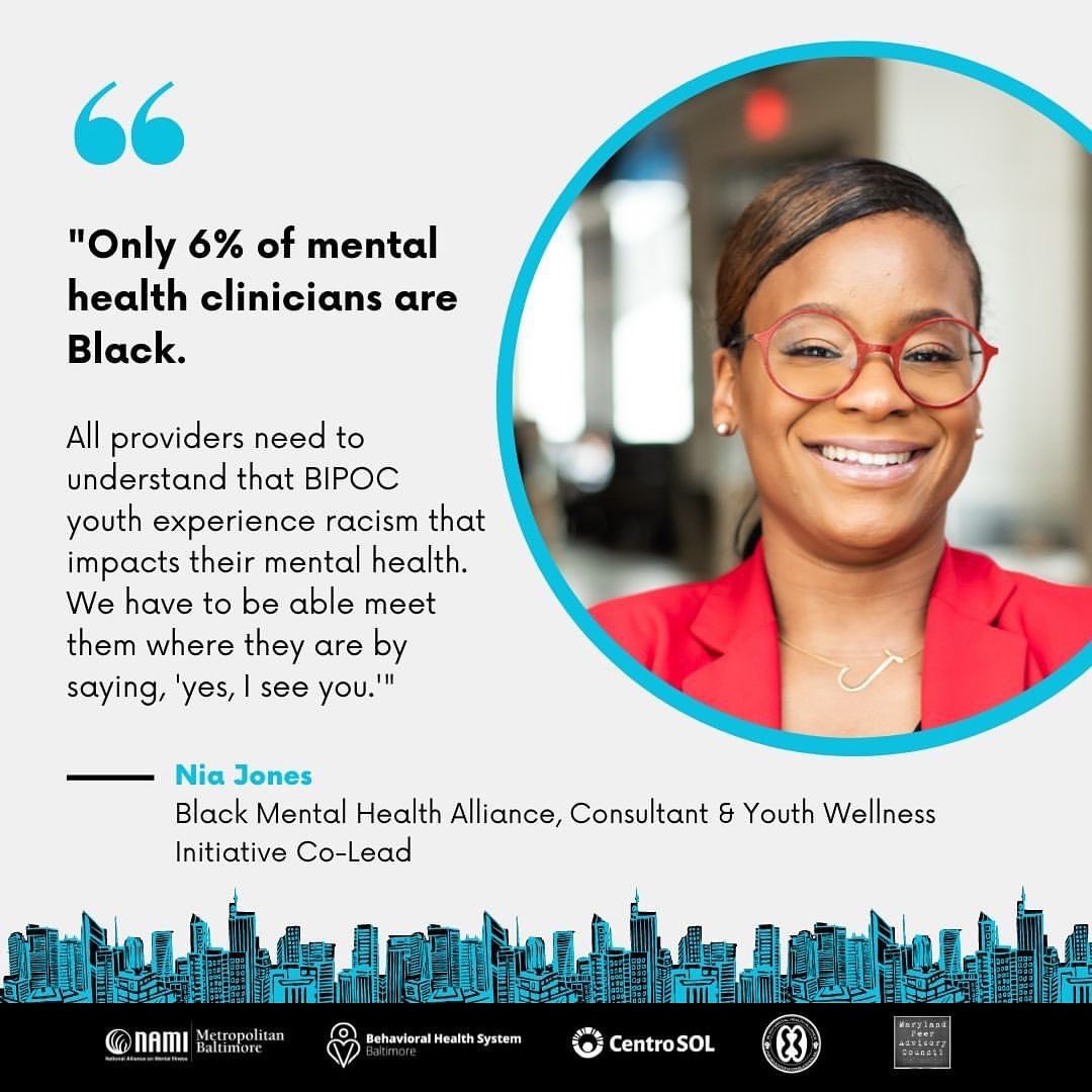 Centro SOL (@jhcentrosol) on Twitter photo Let’s keep advocating for equitable care for our communities.
<a href="/bhsbaltimore/">BHS Baltimore</a> Thanks to 80+ community members who joined BHSB, @namibaltimore, <a href="/jhcentrosol/">Centro SOL</a>, <a href="/mpacmd/">MPACMD</a> and <a href="/bmhaofficial/">Black Mental Health Alliance</a> for an important conversation about Baltimore City youth
#baltimore #youth #trauma #jhcentrosol Let’s keep advocating for equitable care for our communities.
<a href="/bhsbaltimore/">BHS Baltimore</a> Thanks to 80+ community members who joined BHSB, @namibaltimore, <a href="/jhcentrosol/">Centro SOL</a>, <a href="/mpacmd/">MPACMD</a> and <a href="/bmhaofficial/">Black Mental Health Alliance</a> for an important conversation about Baltimore City youth
#baltimore #youth #trauma #jhcentrosol