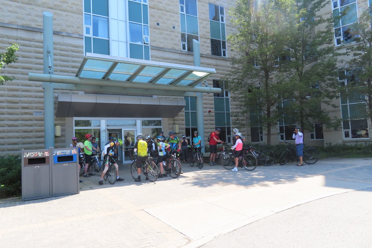 TOBikeNet's tweet image. It&apos;s Cyclon weekend! Here is the Urban Roller ride getting ready outside Perth Hall. Photo credit Alice Chan