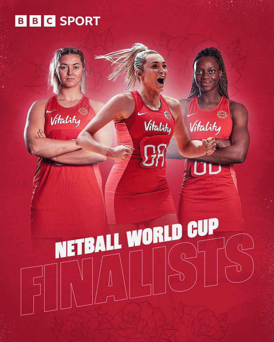 ENGLAND HAVE DONE IT! The Roses will play in the Netball World Cup final for the first time after beating defending champions New Zealand 46-40 in Cape Town! An incredible final quarter performance! #NWC2023 #BBCNetball