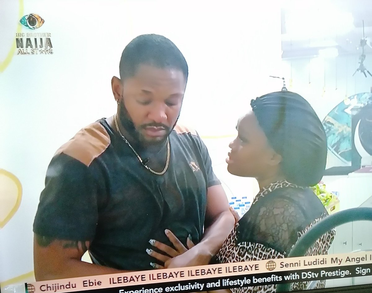 Siveh_m's tweet photo. Ceec calming down her brother Cross 🥺
#BBNaijaAllStars #Bbnaija https://t.co/VPzM7hrMPM