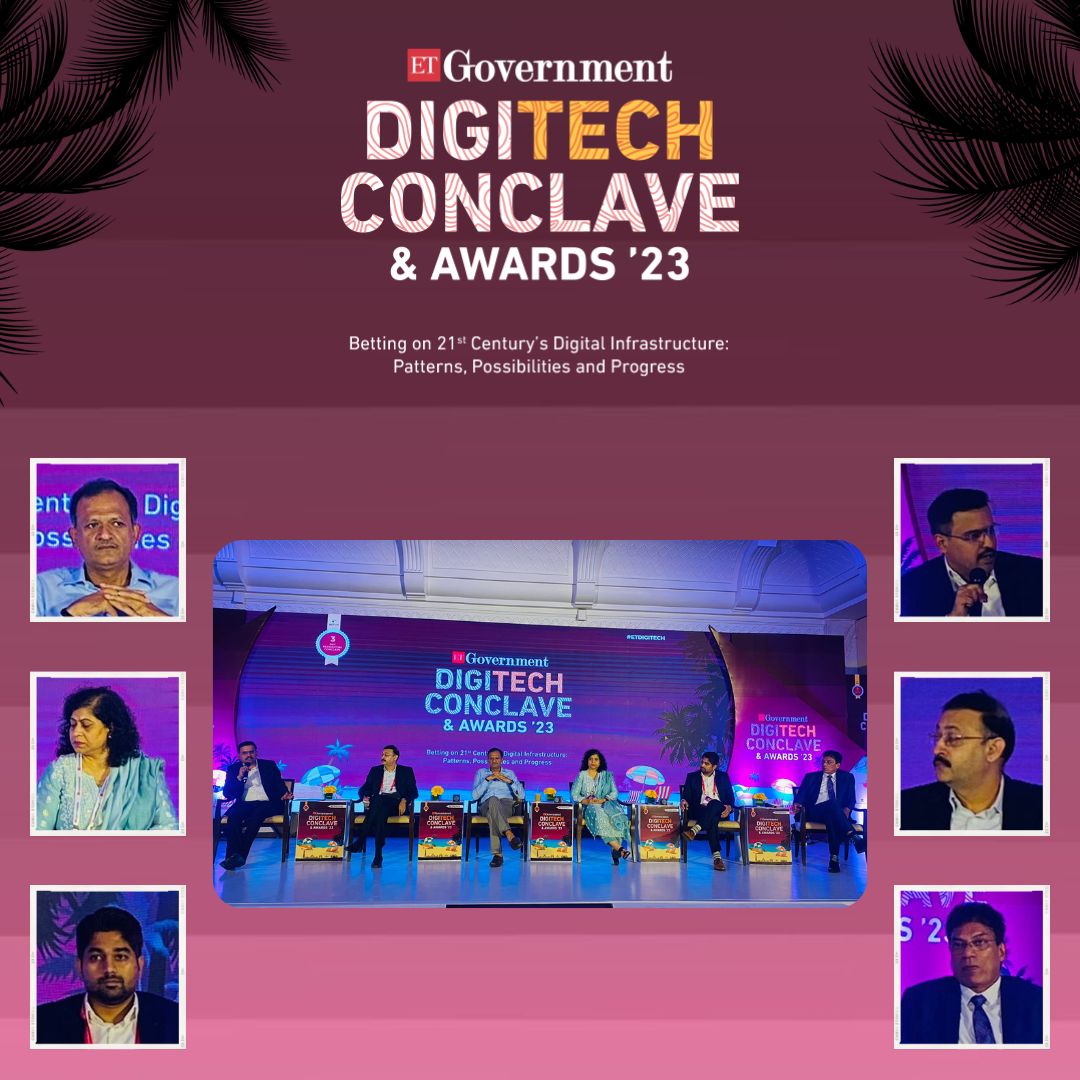 ET_Government's tweet photo. Unveiling the Path Ahead:
Exploring the Future Landscape of e-Governance in India - Insights Shared in our Engaging Panel Discussion.
To know more: https://t.co/gfp75blmGP
#ETDIGITECH #GovTechSummit #DigitalTransformation #GovernmentInnovation #eGovernment #TechForGood https://t.co/vg4VhU7QIC