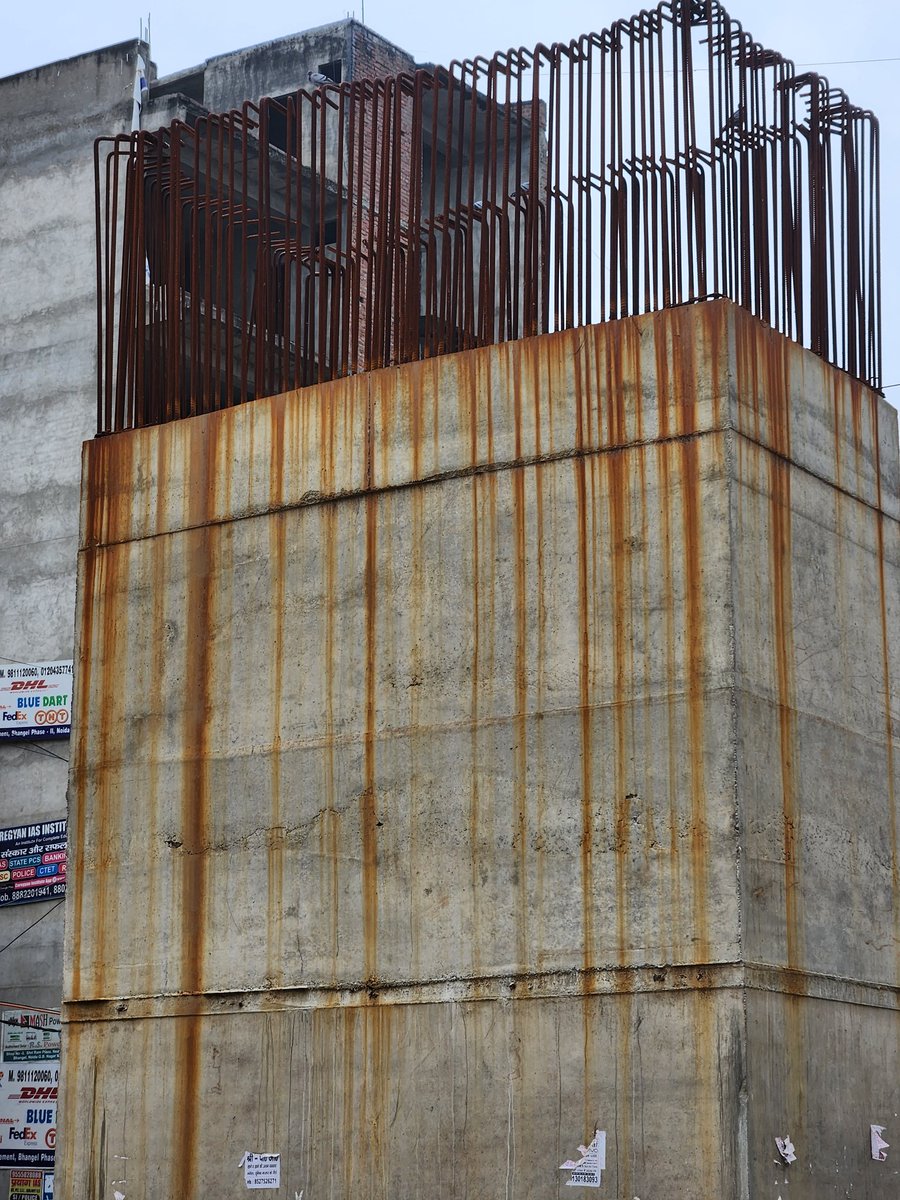 MohitSharmaIND's tweet photo. @noida_authority क्या इन जंग लगे हुए सरिया (iron) पर बनेगा Bhangel flyover जवाब दो 
@myogiadityanath @IITKanpur  @iitroorkee @dmgbnagar @dmgbnagar https://t.co/4hpgNr270U